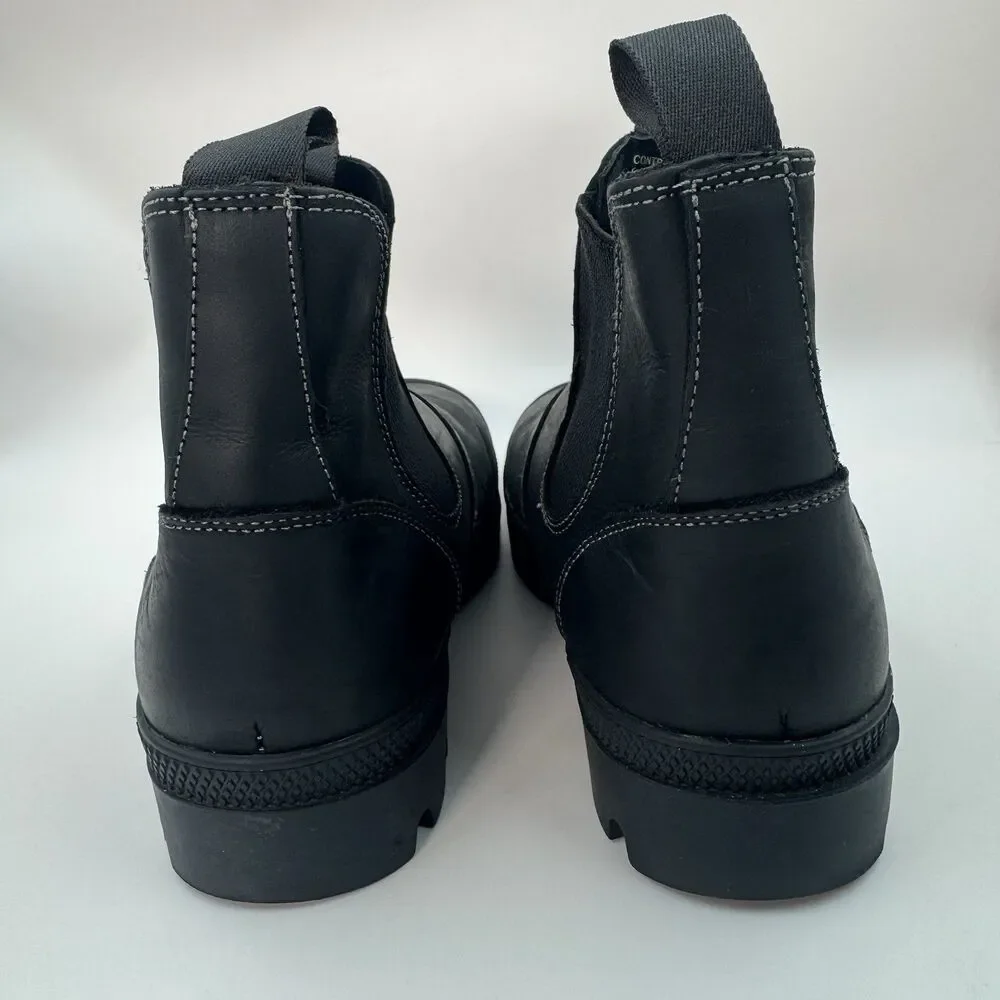 Steve Madden Insulate Waterproof Chelsea Boots Black Leather Men’s Size 8